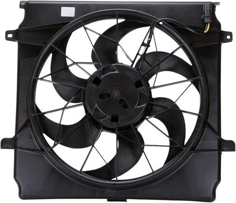 TYC 620520 Cooling Fan Assembly Compatible with 2002-2004 Jeep Liberty , Black in Saudi Arabia