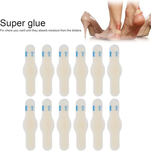 ضمادات نفطة، 12 قطعة من جل جص نفطة عملي مقاوم للتآكل ومقاوم للماء لشكل ساعة خارجية in Kuwait