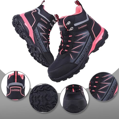 Blapek Steel Toe Work Boots for Women, Insulated Work Boots | Lightweight Comfortable Safety Toe Shoes for Construction Workers, Steel Toe Sneakers for Warehouse & Auto Repair in Saudi Arabia