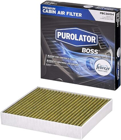 Purolator PBC36154 PurolatorBOSS Premium Cabin Air Filter with Febreze Freshness fits Select Chevrolet, Buick, Cadillac in Saudi Arabia