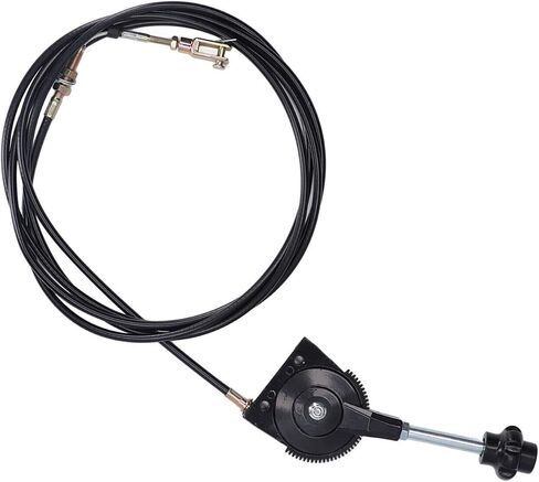 3.5M/11.5ft Universal Throttle Cable Replacement Excavator Motor Control Throttle Hand Control Kit，Stainless Steel Joint PU Tube for Motor Control Heavy Equipment Parts in Saudi Arabia