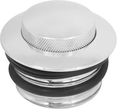 Motorcycle Flush Pop-up Gas Storage Cap Vented Fuel Tank Cap Fit for Harley Dyna Softail Touring Road King (Black) in Saudi Arabia