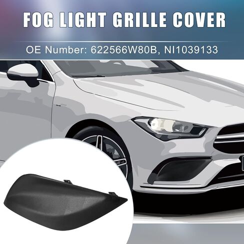Front Right Passenger Side Fog Light Grille Cover 622566W80B NI1039133 Fog Light Bezel Cover Trim for Nissan Versa 2015-2018 in Saudi Arabia