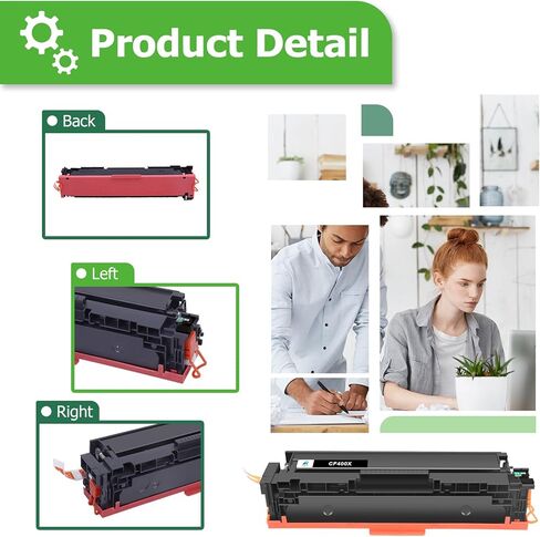 خرطوشة حبر بديلة متوافقة مع Aztech M277dw M252dw لحبر الطابعة HP 201A 201X CF400X CF400A Color Pro MFP M277dw M277c6 M277 M252 حبر الطابعة CF401X CF402X CF403X (أسود سماوي أصفر أرجواني، 5 عبوات) in Kuwait