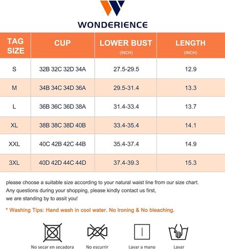 Wonderience Post-Surgical Bra Wide Adjustable Straps with Front Closure Wirefree in Saudi Arabia
