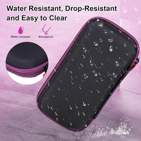 حقيبة حمل LncBoc لوحدة تحكم الألعاب المحمولة RG35XX H Retro، وحقائب تخزين السفر لوحدة التحكم الرجعية لملحقات كابل USB من النوع C، وحقيبة صلبة للسفر والتخزين in Kuwait