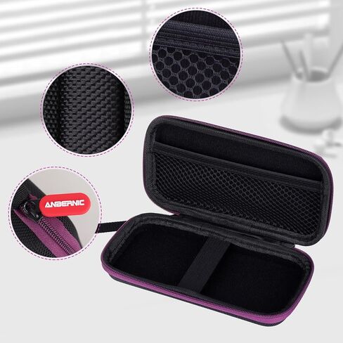 حقيبة حمل LncBoc لوحدة تحكم الألعاب المحمولة RG35XX H Retro، وحقائب تخزين السفر لوحدة التحكم الرجعية لملحقات كابل USB من النوع C، وحقيبة صلبة للسفر والتخزين in Kuwait