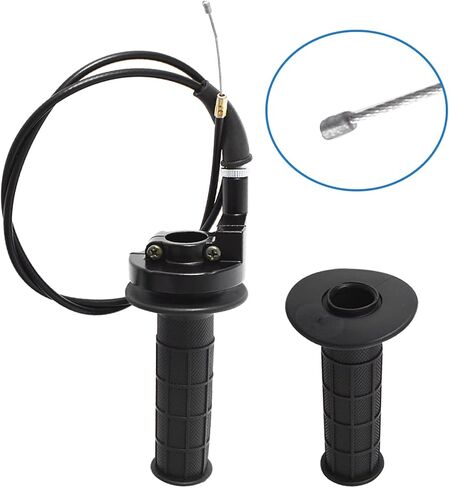 LABLT 130mm Handle Bar Throttle Clamp Hand Grips Cable Kit Replacement for Coleman CT200U Mini 196ccTrail 200 most motorcycle dirt bike in Saudi Arabia