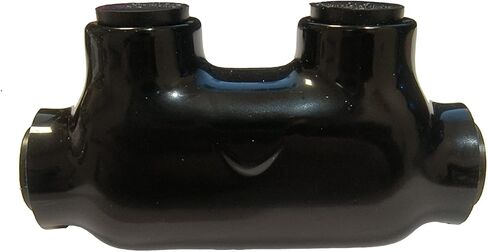 موصل كابل متعدد معزول بمنفذين، نطاق سلك 2/0-6 AWG، موصلات كابل معزولة سداسية ألين مشقوقة 3/16 بوصة، طول 3.15 بوصة × ارتفاع 1.46 بوصة × عرض 0.99 بوصة (5 قطع) in Kuwait