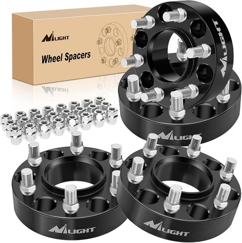فواصل عجلة Nilight 6x135 لسيارة Ford F-150 2WD 4WD 2004 2005 2006 2007 2008 2009 2010 2011 2012 2013 2014، فواصل عجلة 1.5 بوصة، توافق تجويف المحور 87.1 مم مع إكسبيديشن لينكولن مارك LT نافيجيتور in Saudi Arabia