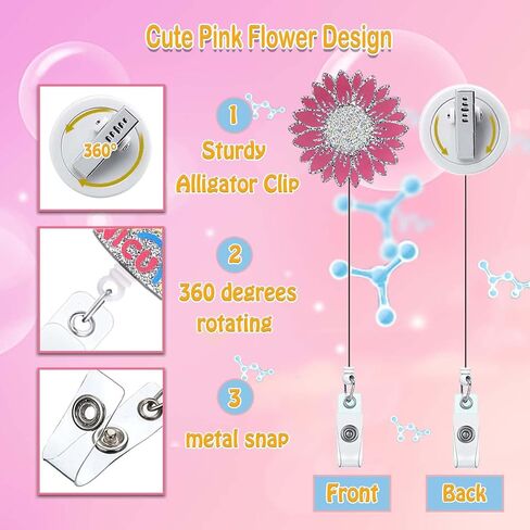 Cute Badge Reel Holder Nurse Medical Nursing Funny Y'all Need Jesus Badge Reels Retractable for Nurses RN CNA LPN LVN Acrylic Cute Glitter Badge Clip ID Card Accessories Assistant Gift KL861 in Saudi Arabia