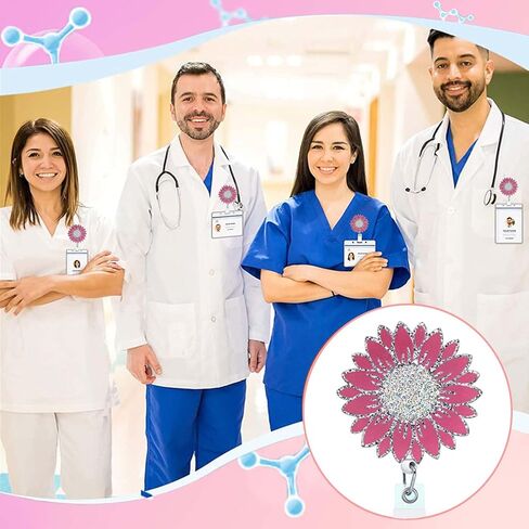 Cute Badge Reel Holder Nurse Medical Nursing Funny Y'all Need Jesus Badge Reels Retractable for Nurses RN CNA LPN LVN Acrylic Cute Glitter Badge Clip ID Card Accessories Assistant Gift KL861 in Saudi Arabia