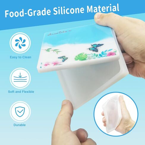 Resin molds, Silicone Kit for beginner, Silicone Molds for Epoxy Resin Casting, Including Sphere, Cube, Pyramid and 3pcs Coaster Moulds-Round, Square, Irregular, DIY Tools Set and Decorative Materials in Saudi Arabia