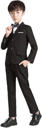 Boy 4 Pieces Slim Fit Dresswear Formal Suit Set in Saudi Arabia