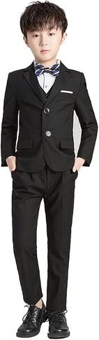 Boy 4 Pieces Slim Fit Dresswear Formal Suit Set in Saudi Arabia