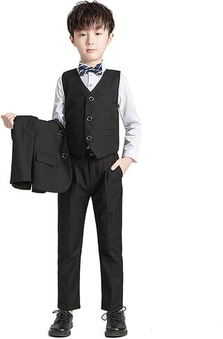 Boy 4 Pieces Slim Fit Dresswear Formal Suit Set in Saudi Arabia