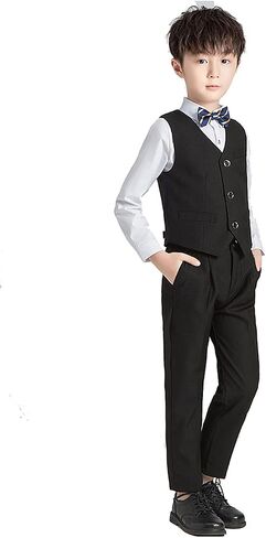 Boy 4 Pieces Slim Fit Dresswear Formal Suit Set in Saudi Arabia