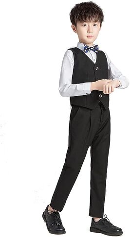 Boy 4 Pieces Slim Fit Dresswear Formal Suit Set in Saudi Arabia