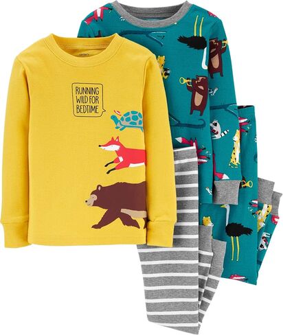 Carter's Toddler Boy's 4 Piece Pajama Cotton Set in Saudi Arabia