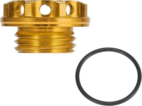 X AUTOHAUX Black Aluminum Alloy Car Gas Oil Filler Plug Cover Fuel Tank Caps for Subaru Ascent 2019-2021 for Subaru Forester 1998-2021 for BRZ in Saudi Arabia