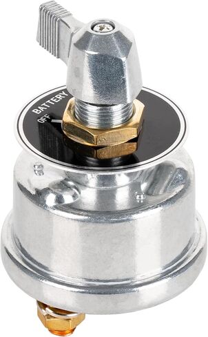 BlueStars Master Battery Disconnect Switch 12-48V 300A DC Continuous ON/Off Aluminium Housing Battery Disconnect Master Used for RV, Marine, Car, Boat, Truck, SUV, Ship, Yacht Batteries and Others in Saudi Arabia