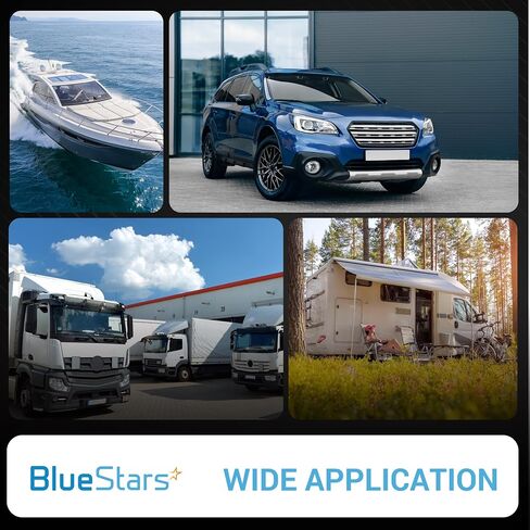BlueStars Master Battery Disconnect Switch 12-48V 300A DC Continuous ON/Off Aluminium Housing Battery Disconnect Master Used for RV, Marine, Car, Boat, Truck, SUV, Ship, Yacht Batteries and Others in Saudi Arabia