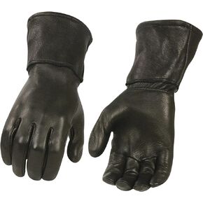 Milwaukee Leather Men's Deerskin Leather Thermal Gauntlet Gloves