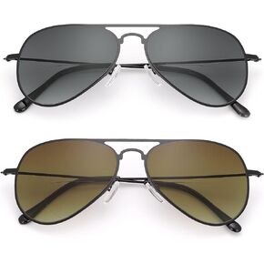 YIMI 2 Pairs Bifocal Reading Glasses UV400 Outdoor Sport Sunglasses Computer Blue Light Blocking Tinted Glasses for Men Women