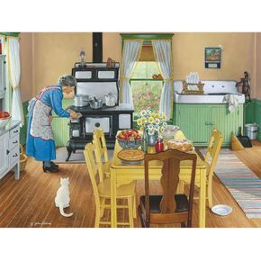 Bits and Pieces - 500 Piece Jigsaw Puzzle for Adults - 18" x 24" - Grandma's Kitchen - 500 pc Nostalgic Cooking Jigsaw by John Sloane