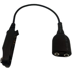 استبدال محول كابل الصوت DONG Walkie Talkie لـ Baofeng BF-9700 A-58 UV-XR UV-5S GT-3WP UV-9R Plus متوافق مع منفذ سماعة الرأس K Interface 2Pin UV-5R in Kuwait