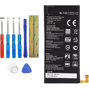 BL-T30 Replacement Battery Compatible with LG K10 Power,X Power 2,Tracfone Fiesta LTE,M327 with Toolkit