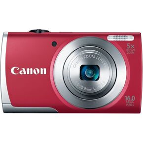 Canon PowerShot A2500 16MP Digital Camera with 5x Optical Image Stabilized Zoom with 2.7-Inch LCD (Black) (Renewed)