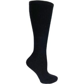 Prestige Medical Womens Small/Medium Ultrasoft Cotton Compression Socks, Black