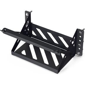 دعامة صندوق تركيب البطارية الفولاذية المعدنية شديدة التحمل - حجم قابل للتعديل - الحد الأقصى للدعم - 10.63 بوصة × 7.06 بوصة × 7.5 بوصة - قوي ومقاوم للصدأ وسهل التركيب in Kuwait