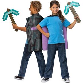 Disguise Minecraft Pickaxe and Cape Costume Set, Official Minecraft Costume Accessories for Kids, One Size