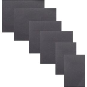 Black Sticky Notes Self-Stick Note Pads Easy to Post for Office, School, Home, 6 Pads, 3 Size, 50 Sheets/Pad