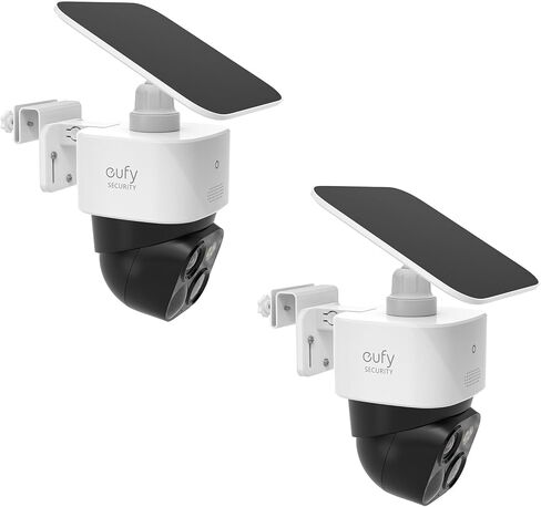 حامل تثبيت مزراب متوافق مع Eufy Security SoloCam S340، كاميرا أمان تعمل بالطاقة الشمسية (عبوتان - أبيض) in Kuwait