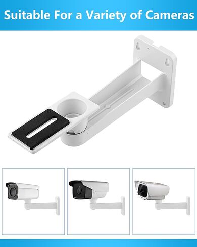 دعامة تثبيت معدنية على الحائط/السقف لكاميرا الأمان العالمية، حامل تثبيت داخلي/خارجي متوافق مع Arlo، Arlo Pro 2 3، كاميرات مراقبة Arlo Ultra CCTV (دعامة فقط) in Kuwait