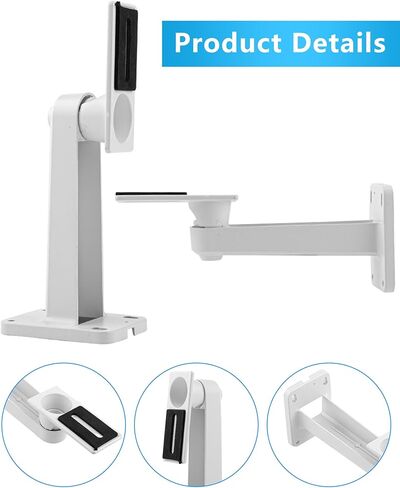 دعامة تثبيت معدنية على الحائط/السقف لكاميرا الأمان العالمية، حامل تثبيت داخلي/خارجي متوافق مع Arlo، Arlo Pro 2 3، كاميرات مراقبة Arlo Ultra CCTV (دعامة فقط) in Kuwait