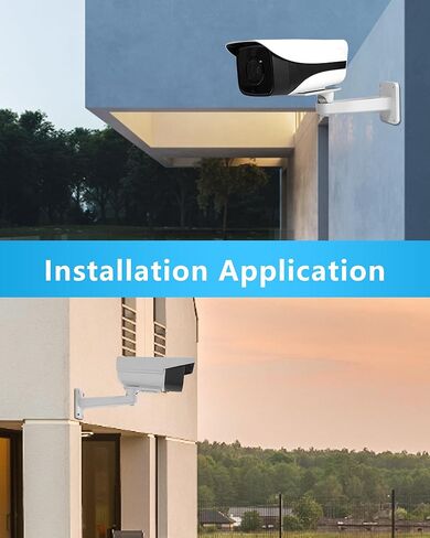 دعامة تثبيت معدنية على الحائط/السقف لكاميرا الأمان العالمية، حامل تثبيت داخلي/خارجي متوافق مع Arlo، Arlo Pro 2 3، كاميرات مراقبة Arlo Ultra CCTV (دعامة فقط) in Kuwait