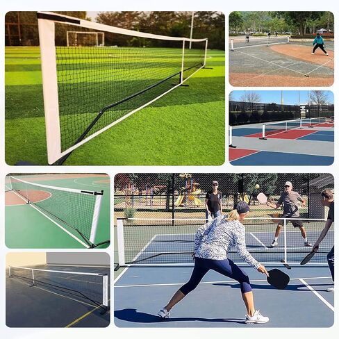 TOBWOLF 22x3ft شبكة استبدال كرة المخلل، شبكة كرة المخلل الداخلية والخارجية لمعظم إطار كرة المخلل القائمة بذاتها، شبكة حجم التنظيم الرسمي لنظام شبكة كرة المخلل المحمولة in Saudi Arabia