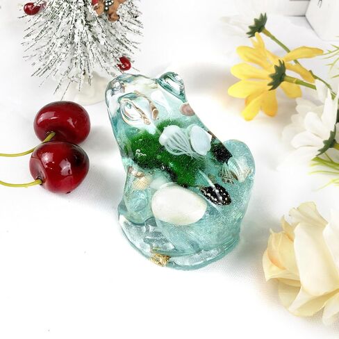 قالب سيليكون ضفدع زينة ضفدع قالب سيليكون أبيض ثلاثي الأبعاد ضفادع حيوانات قالب راتنجات الإيبوكسي لصنع شموع المنزل وسطح المكتب بنفسك in Kuwait