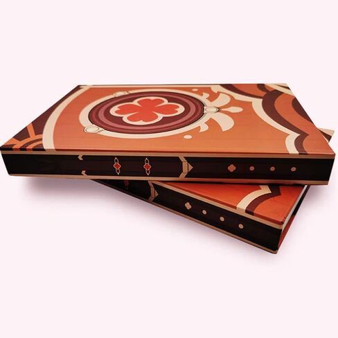 lsradu Genshin Impact Notebook Klee Red مجموعة قرطاسية ملونة لطيفة (أحمر) in Saudi Arabia