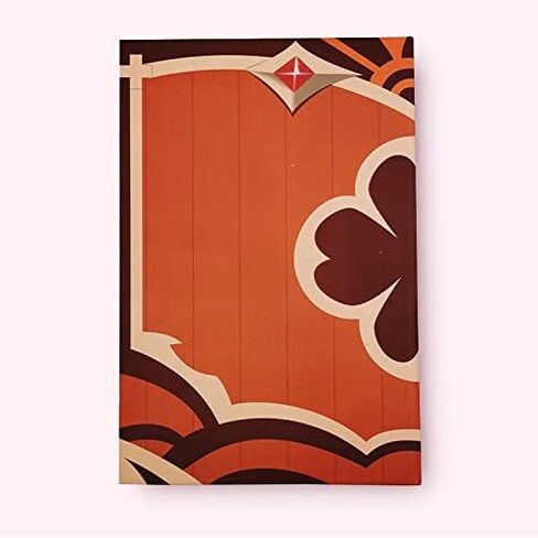 lsradu Genshin Impact Notebook Klee Red مجموعة قرطاسية ملونة لطيفة (أحمر) in Saudi Arabia