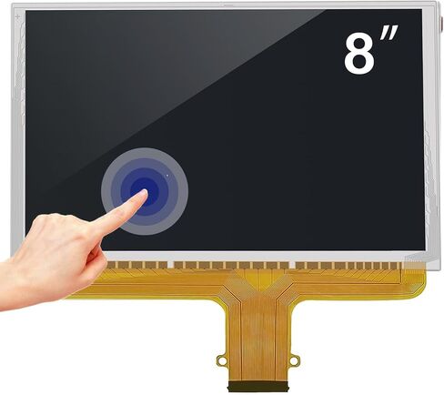 استبدال الملاحة الراديوية بشاشة تعمل باللمس مقاس 8 بوصات متوافق مع GMC Sierra Acadia Yukon Terrain & Chevy Silverado Suburban Tahoe Colorado 2015-2018، شاشة لمس مع شاشة LCD DJ080PA-01A in Kuwait