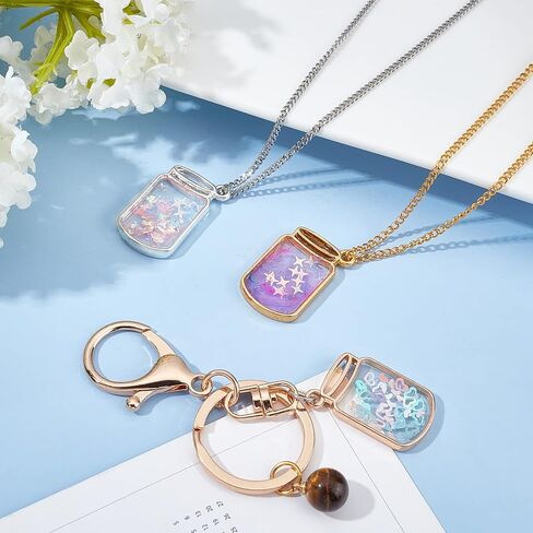 OLYCRAFT 24pcs Bottle Open Back Bezel Pendants with Seamless Paper Tape Golden Oval Flower Ring Teardrop Triangle Heart Geometry Bezel Pendants Bezel Charms Zinc Alloy Frame Pendants for Resin Jewelry in Saudi Arabia