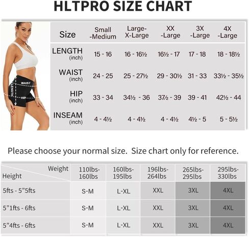 HLTPRO 3 قطع من شورتات راكبي الدراجات النارية بمقاس كبير مع جيوب للنساء (S-4XL) - 8 بوصات/5 بوصات/3 بوصات شورت عالي الخصر للتحكم في البطن لليوجا in Kuwait