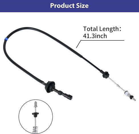 كابل تسريع جسم الخانق متوافق مع 1994-1998 دودج رام 2500 3500 لمحرك الديزل 5.9L L6 12 صمام توربو الكمون، استبدال 04897406AA 0489 7406 AA NP-59LTTC كابل الخانق in Kuwait