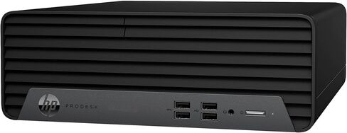كمبيوتر مكتبي HP ProDesk 400 G7 SFF Business Mini (Intel i5-10500 6-Core، ذاكرة وصول عشوائي 8 جيجابايت، 1 تيرابايت PCIe SSD، Intel UHD 630، HDMI، USB 3.2، منفذ عرض، أسود، Win 11 Pro) مع Dockztorm Hub in Kuwait