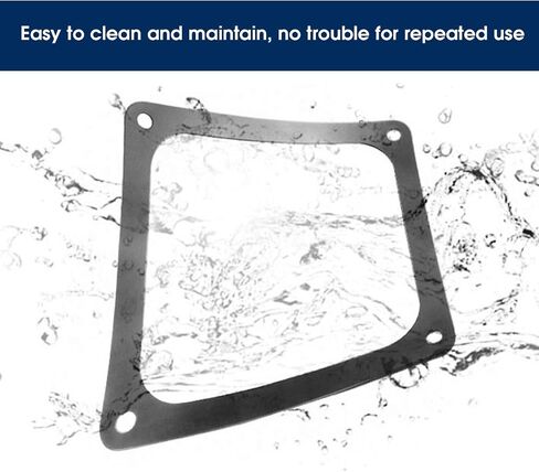 120x120mm PC Dust Filter, 5Pcs PC Case PVC Magnetic Frame Dust Filter Mesh, Dustproof Computer Case Cover PC Cooler Fan Filter in Kuwait